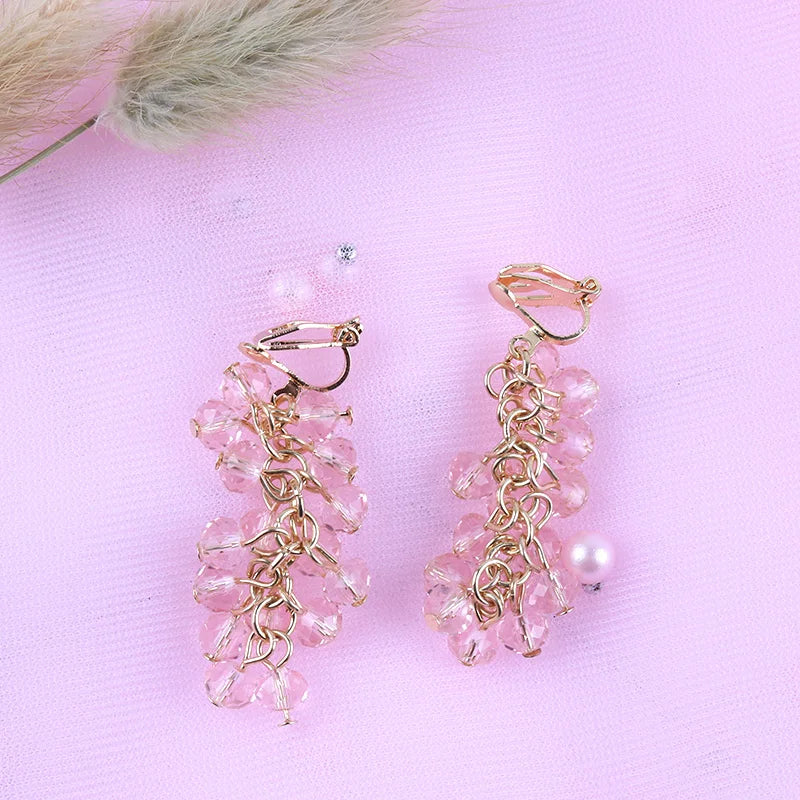 Women’s Luxury Grape Cluster Earrings 