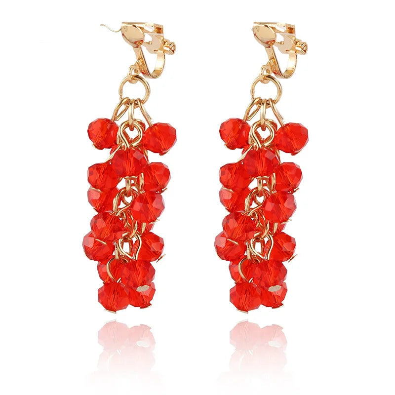 Women’s Luxury Grape Cluster Earrings 
