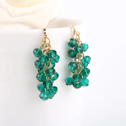 Women’s Luxury Grape Cluster Earrings 