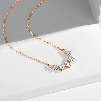 Luxury 7 Stone Moissanite Necklace
