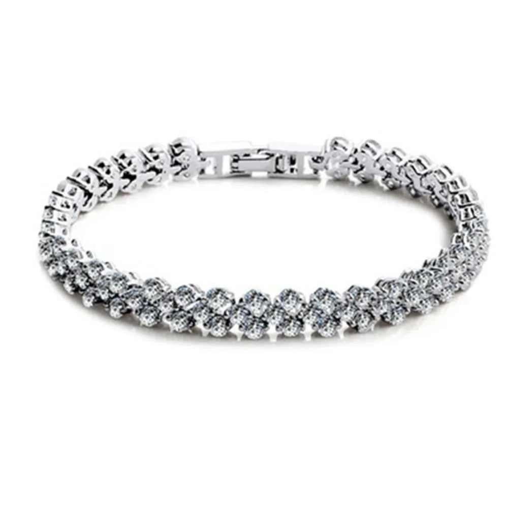 Luxury Elegant Rhinestone Chain Bracelet