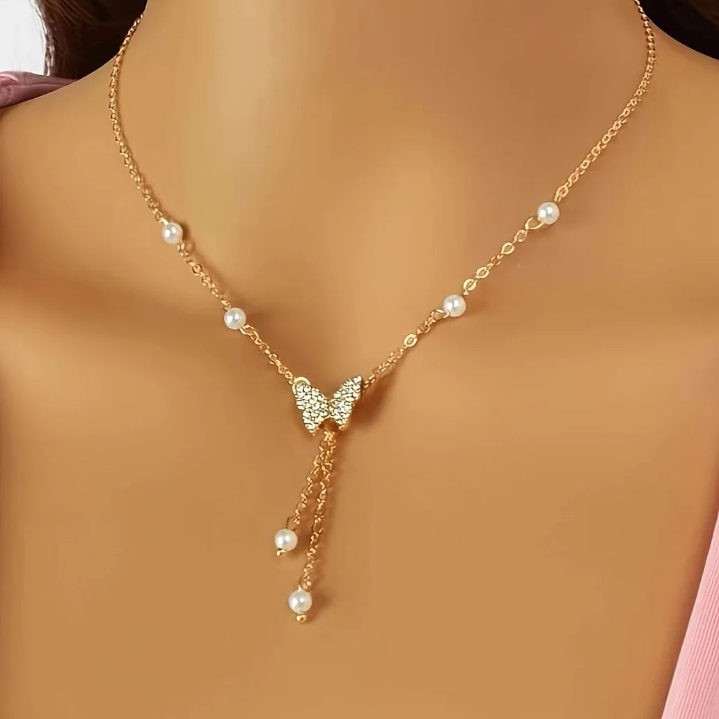Elegant Butterfly Necklace