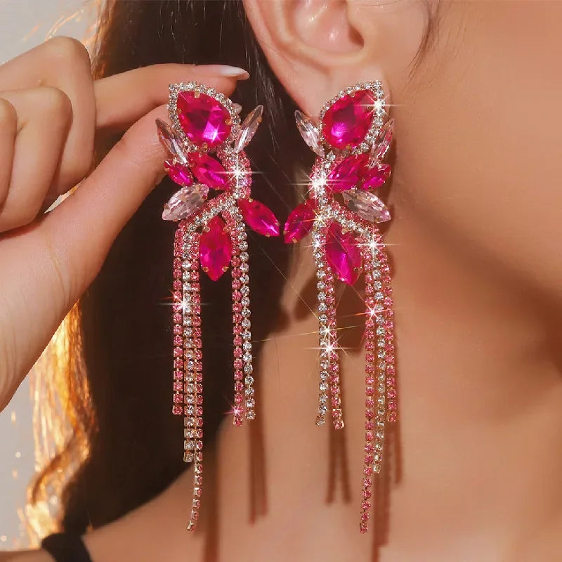 Women’s Luxury Sparkling Crystal Earrings