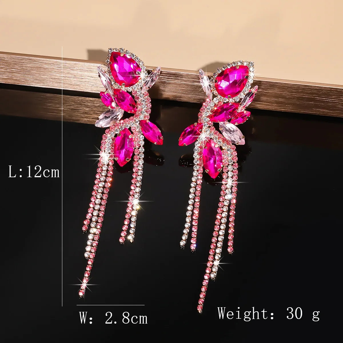 Women’s Luxury Sparkling Crystal Earrings